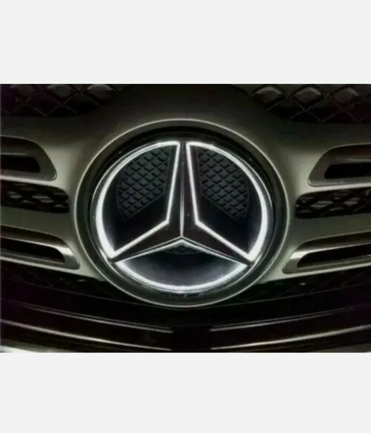 Illuminated LED Light Grille Star Emblem Badge For Mercedes Benz 2011-2016