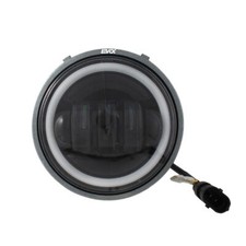 Scheinwerfer LED EVOK Iron Mit Konverter für Vespa Pk XL N V5X5 50 1963-197