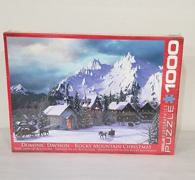 1000-Teile Puzzle „The Rocky Mountains“ Von Charley Harper – Kunterbunt & Detailreich