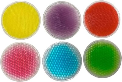 6 sensorische Gelformen strukturierte flüssige Kreise - Tintenfisch Zappelspielzeug