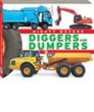 Mighty Movers Diggers  Dumpers - Hardcover By Hinkler - ACCEPTABLE