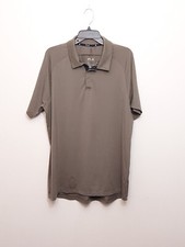 FLX Urban Commuter Olive Green Men's XLarge Polo Shirt Casual Short Sleeve