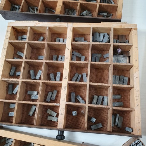 Letterpress Metal Printing Letters Symbols Numbers Job lot - S6 - Picture 7 of 15