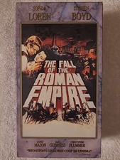 The Fall of the Roman Empire VHS, 1999, 2-Tape Set Sophia Loren, Stephen Boyd