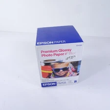 Epson #S041302 Premium Glossy Photo Paper 4" x 26' Roll for Epson Stylus - NEW