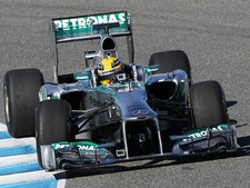 Cars 2013 mercedes g p mgp w04 formula one race Desk Mat Stitched