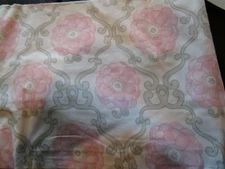 Pottery Barn Kids gray pink standard sham  New wo tag