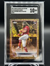 2022 Topps Gilded Collection Brandon Marsh Gold Etch Ref. GM MT 10 - 40/50