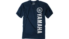 NEW FACTORY EFFEX Yamaha Vertical T-Shirt - Heather Blue/White - MOTORCYCLE/ATV