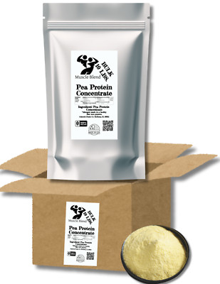 Bulk Pea Protein Concentrate Unflavored, 10 Lbs, USA, Pure Non-GMO, Muscle Blend