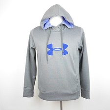 UNDER ARMOUR storm Men's M - Gray Embroidered Logo Sweatshirt Hoodie Pullover