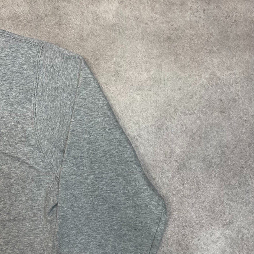 Nike Hoodie Mens Y2K Small Swoosh Club Logo Pull Over Sweatshirt, Grey, Small image 5