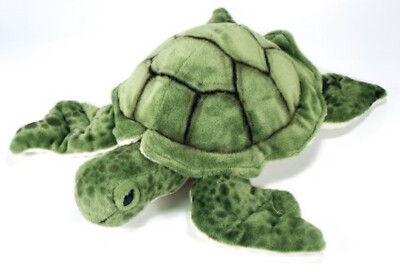 Plüschtier Kuscheltier GRÜNE MEERESSCHILDKRÖTE - niedliches & kuscheliges Meeresbewohner - 32 cm