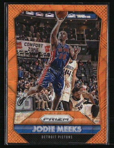Carte de basketball Jodie Meeks 2015 Panini Prizm Orange Wave Prizm #130