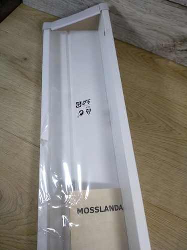 Ikea MOSSLANDA Display Picture Photo Ledge Storage Rail Shelf 55cm White New UK - 第 8/12 張圖片