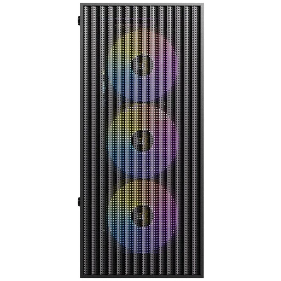 Antec AX27 RGB Mid-Tower Gaming PC Case with Tempered Glass, ATX/Micro-ATX/ITX - Image 3 of 4