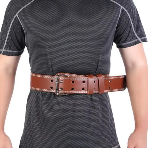 PU Leather Weight Lifting Belts 10.5cm Width Gym Equipment Powerlifting - Picture 5 of 10