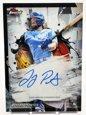 2024 Topps Finest On Card Autograph Rookie - Logan Porter #FA-LP. rookie card picture