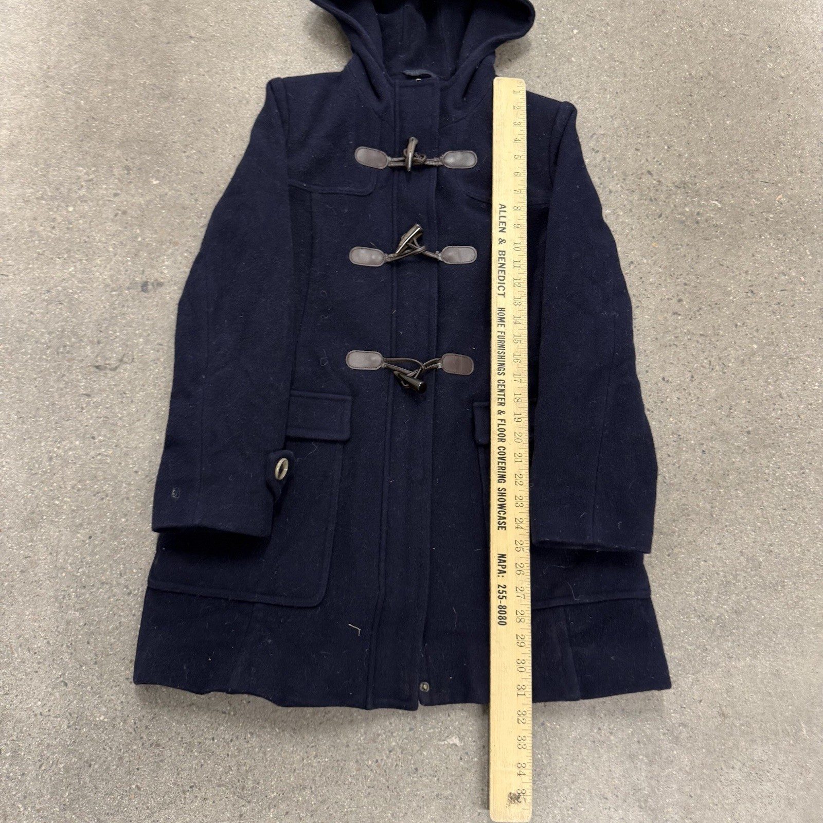 Pendleton Wool Hooded Duffle Toggle Coat Women’s … - image 4