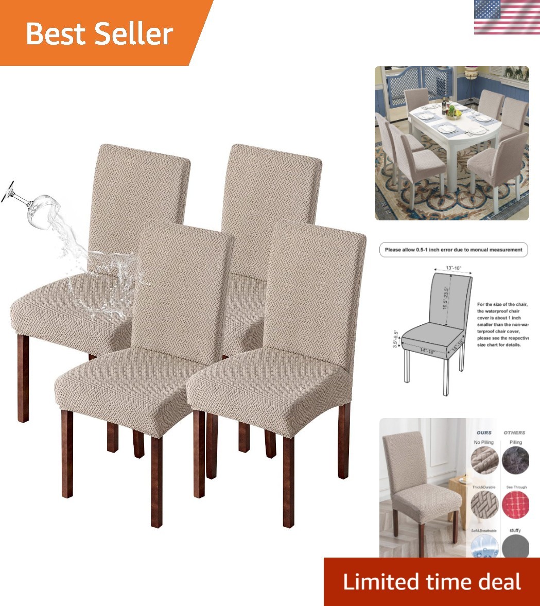 S For Dining Room Set Of 4 Kitchen Chair Covers Parson ...
