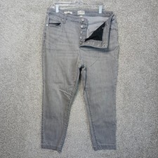 Universal Thread High Rise Skinny Jeans Womens 18W Gray Med Wash Stretch 38x26