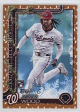 2025 Topps Holiday Collector's Tin Gold Holiday Lights James Wood #H94 1a83