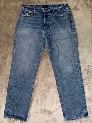 Abercrombie & Fitch Women s Blue Denim Jeans 90s Loose Medium Wash Size 36