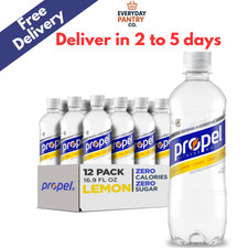 Propel Electrolyte Enhanced water Sports drink Lemon Flavored water 16.9oz 12Pk.