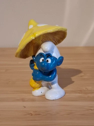 Smurf Schleich: 20118 UMBRELLA - Yellow Version (Smurf)