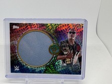 2025 Topps WWE Universe The Rock Match Used Relic /99 (F660)