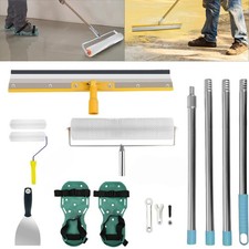 Self-Levelling Cement Tool Kit Spiked Roller Self Levelling with Extension Pole
