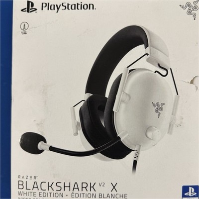Razer BlackShark V2 X White Edition Noise Cancel Wired Headset w/ Boom Mic