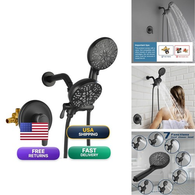 #ad Difeini Dual Shower Faucet Set High Pressure Dual 2 In 1 Shower Combo Set $116.26
