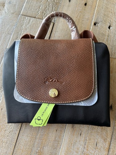 Longchamp Le Pliage Original Backpack Classic Black New Genuine - Picture 2 of 10