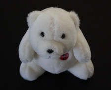 VTG COCA-COLA WHITE POLAR BEAR CHRISTMAS 6.5" PLUSH 3