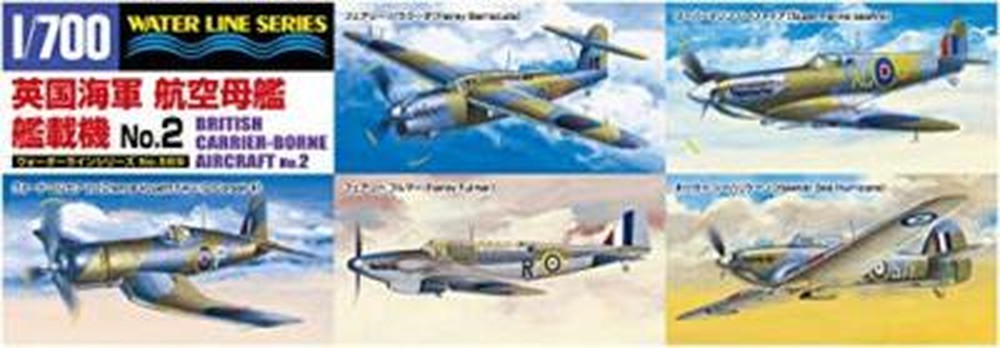 Aoshima 1/700 No.569 BRITISH CARRIER-BORNE AIRCRAFT No.2 Kit NEW Japan
