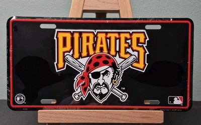Pittsburgh Pirates License Plate | Embossed Aluminum Car Tag | Sign 