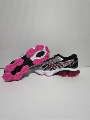 ASIC Gel Kinetic Fluent Black Pink Glo