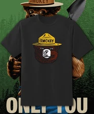 Smokey The Bear Shirt - Adult & Youth sizes up to 6XL Fast Ship!!