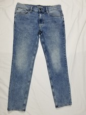 Goodfellow  Co Total Flex 4-Way Skinny Jeans 36x32 Men's Blue Denim Excellent