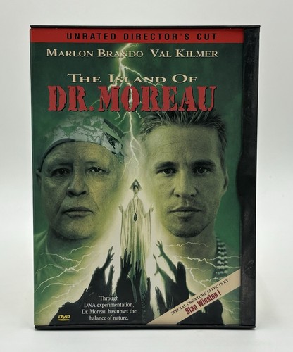 The Island of Dr. Moreau Unrated Directors Cut DVD *No Scratches* Val Kilmer - Picture 2 of 6