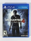 Uncharted 4: A Thief's End - Sony PlayStation 4 Ps4 Game