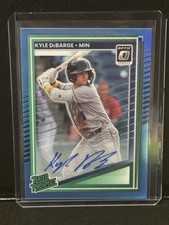 2025 Donruss Optic KYLE DeBARGE Rated Prospect Auto CAROLINA BLUE #/35 Autograph