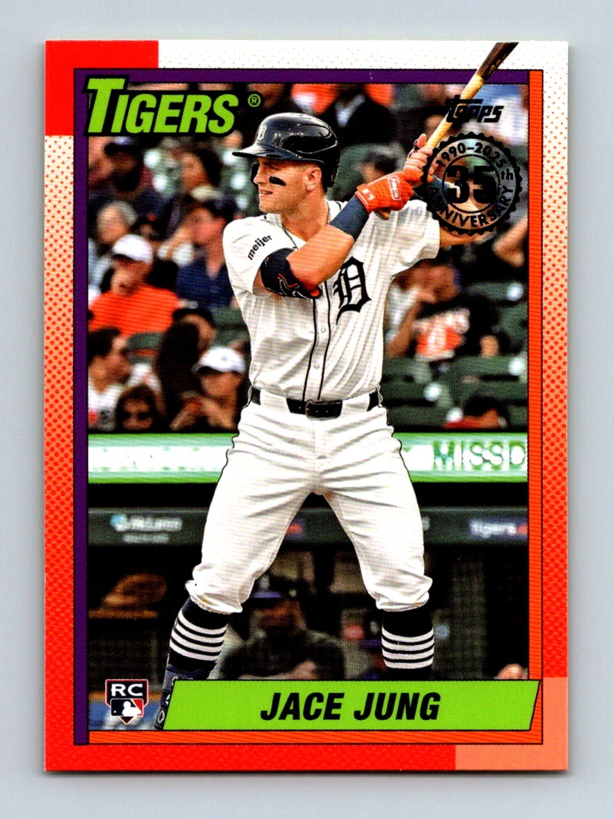 #T90-55 2025 Topps 35th Anniversary 1990 ] Jace Jung Tigers