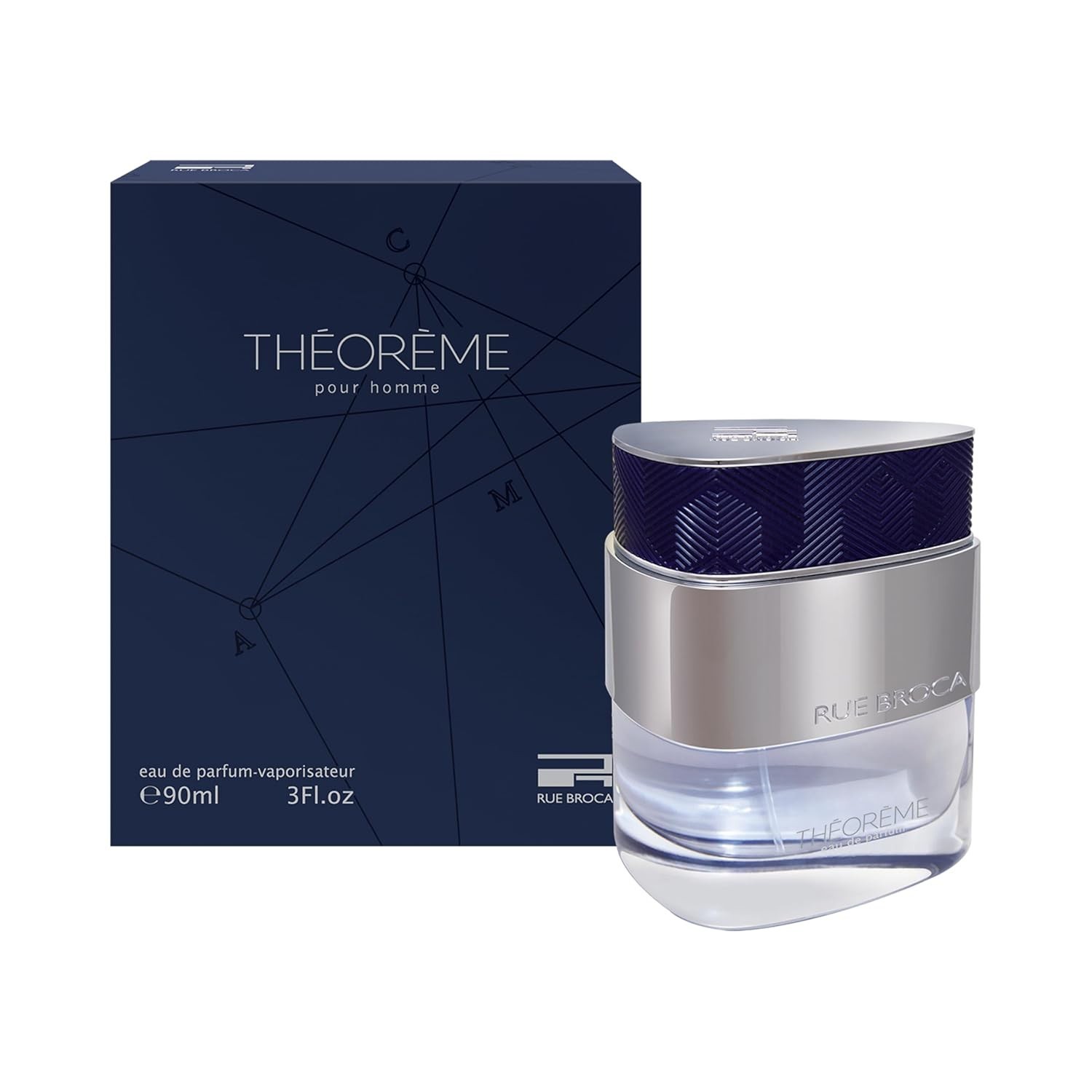 Rue Broca Theoreme Eau de Parfum Spray For Men, 3.0 Fl. Oz – Bold and Masculine