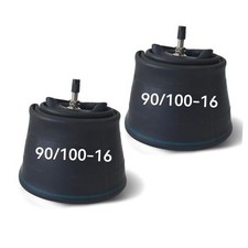 2 Pack 3.00-16 90/100-16" Inner Tube with Straight Valve Stem for 80/100-16,