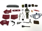 GI JOE VINTAGE LOT BACK PACKS / ACCESSORIES / WEAPONS AND CAR PARTS