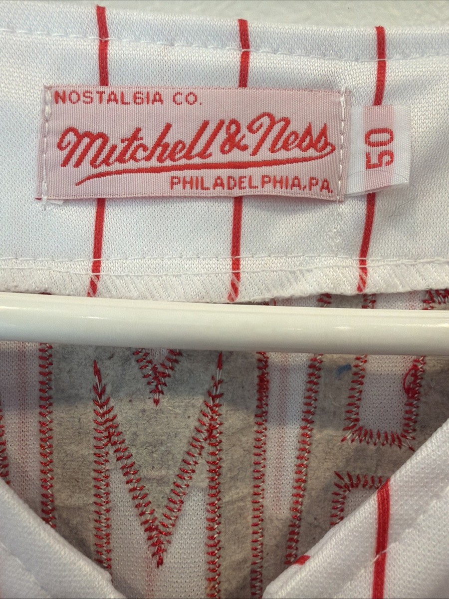 NEW MITCHELL AND NESS PHILLIES MIKE SCHMIDT JERSEY SIZE 50 | eBay
