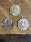 (3) 1967 JFK 40% SILVER Half Dollar Lot Kennedy
