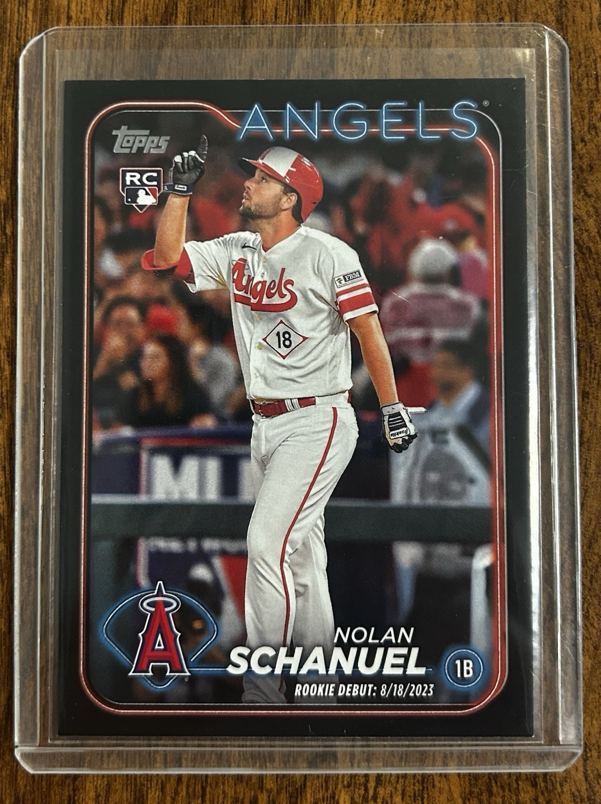 2024 Topps Update Series - Rookie Debut Nolan Schanuel #US193 Black /74 (RC)